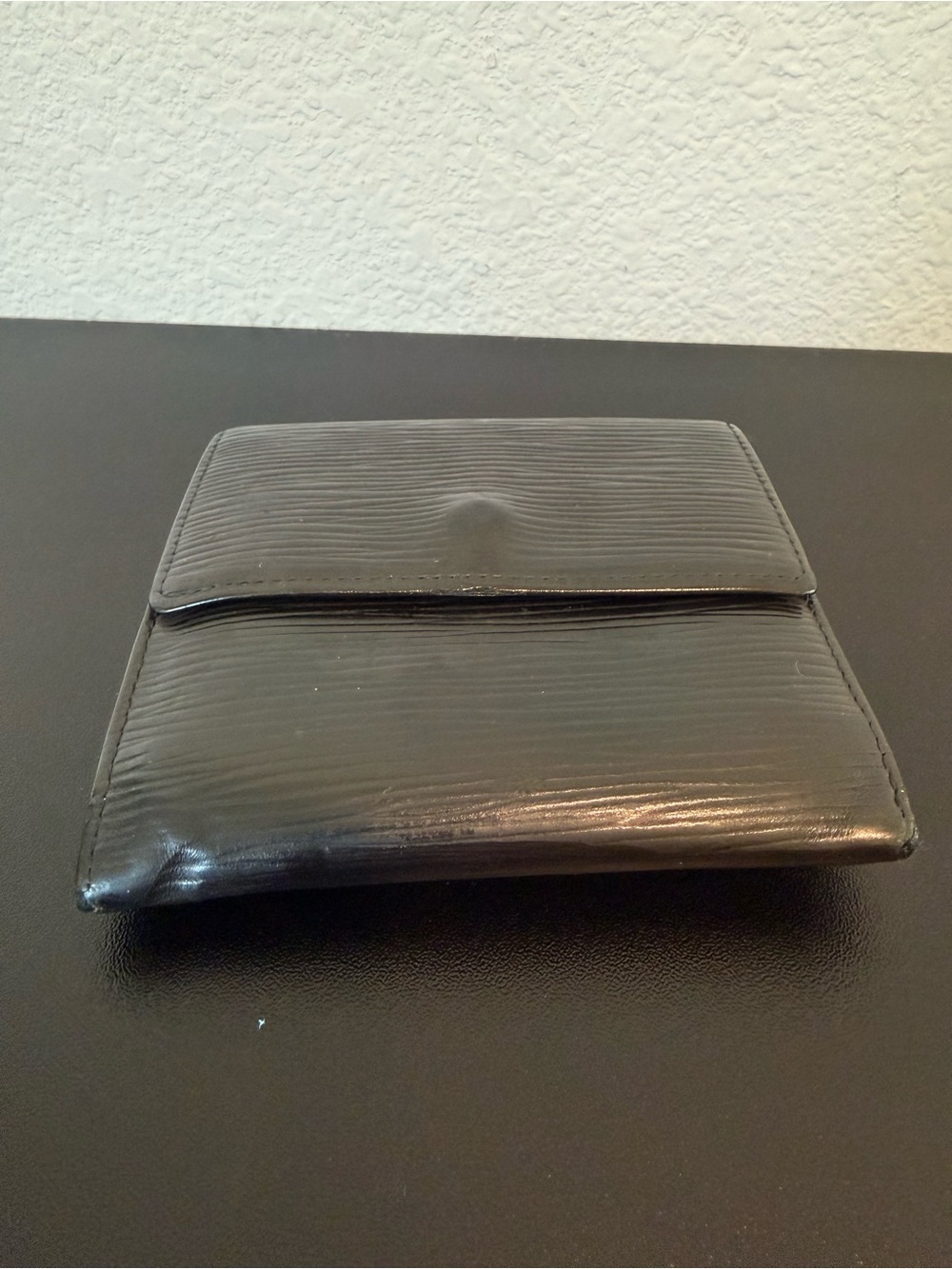 Louis Vuitton Black Epi Wallet – AS IS / Repair Project